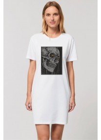 Дамска тениска рокля MadColors - Skulls